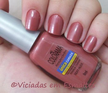 Esmaltes Colorama Nica Camada Sexy Nude Viciadas Em Esmaltes