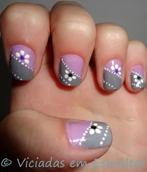 Unhas Decoradas Flor