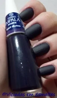Azul Divino * Esmaltes Impala Matte + Lenços Removedores Océane Femme