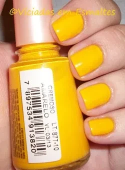Esmalte Amarelo Big Universo * Cremoso