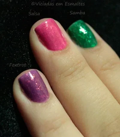 Esmaltes Flocados Hits * Foxtrot * Salsa * Samba