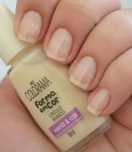 Esmalte Círculo Branco * Coleção Forma em Cor Colorama