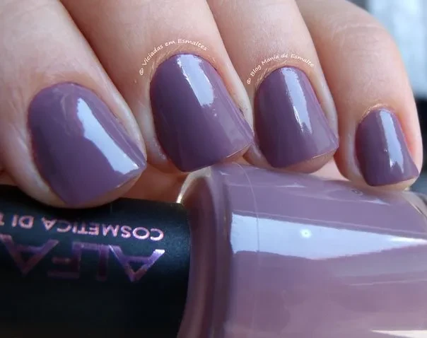 Nail Art Cerejeiras * Esmalte Alfapart Alta Moda + Carimbo Konad m66