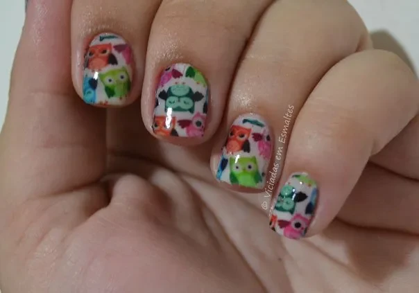 Unhas de Coruja * Películas para Unhas * Loja Meu Vício