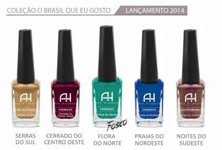 Esmalte Ana Hickmann Praias do Nordeste * Coleção O Brasil que Eu Gosto