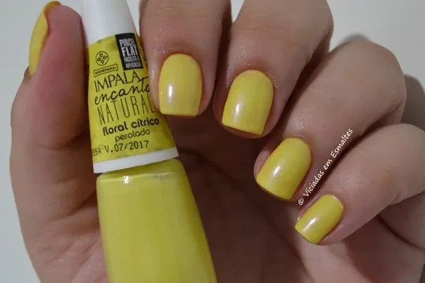 Esmalte AMARELO vem com tudo nessa estação * Impala Floral Cítrico * Coleção Encanto Natural