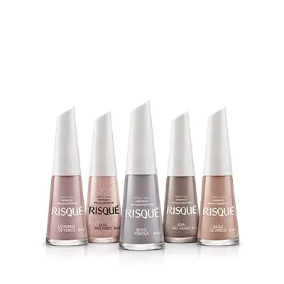 Novos Nudes Risqué: Esmalte Doce Pérola