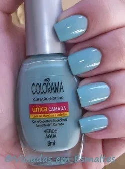 Esmalte Colorama Verde Água * Aquarela Tropical