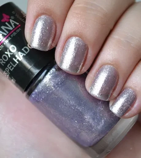 Esmalte Roxo Espelhado Ludurana