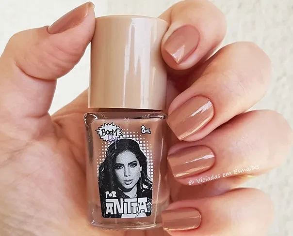 Anitta Chocolate: o esmalte nude com shimmer da coleção Boom Pop