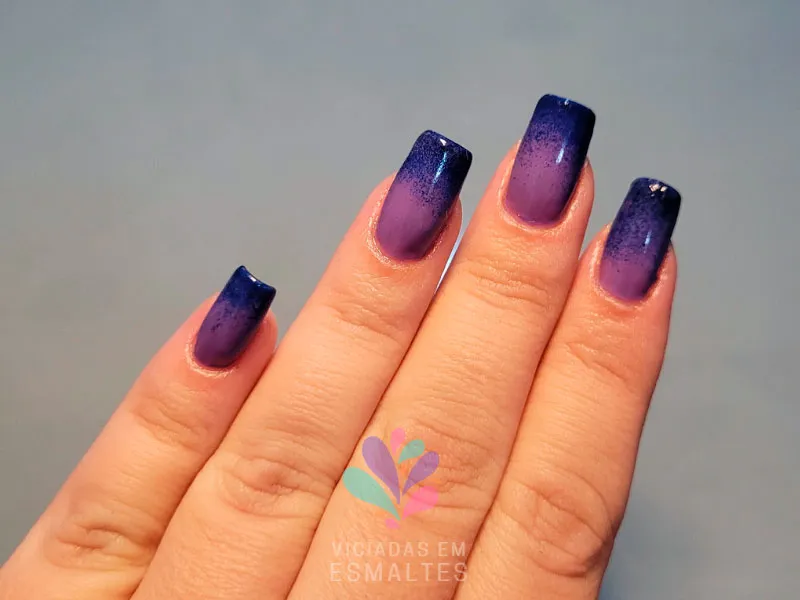 Unhas Decoradas Efeito Degradê