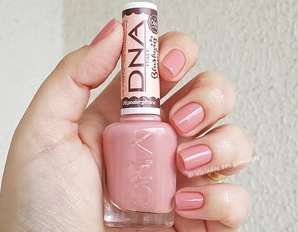 Testando o Esmalte Hipoalergênico Peach DNA Italy